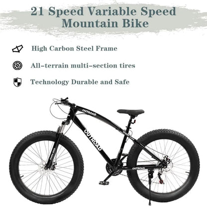 Tire Mountain Bike with 26 inch Wheels