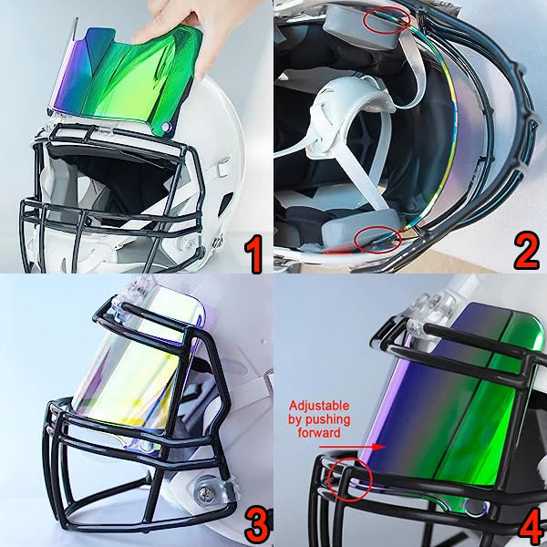 Universal American Football Visors