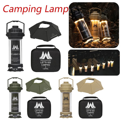 2600mAh Camping Lamp TYPE-C Rechargeable LED Hanging Tent Lamp